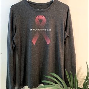 Under Armour Breast Cancer Ribbon Long Sleeve M